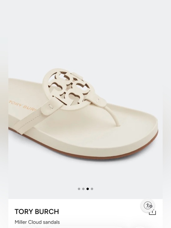 Tory Burch Shoes - Tory Burch Miller Cloud Sandals – White – Minimal Luxury Summer Slide